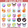 thumbnail image 3 of Asoulin Set de 24 juguetes antiestrés pop 3D con animales, 3 of 6