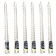 thumbnail image 1 of 6pcs White Thread Wedding Candle European Smoke-free Candle Long Pole Candle, 1 of 6
