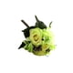 thumbnail image 2 of Ramo de flores artificiales Cateissary rosas realistas color verde, 2 of 6