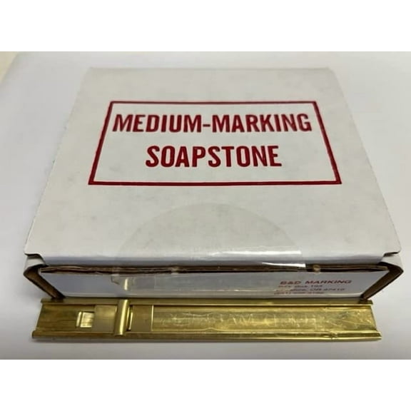 Medium Soapstone MSS-120B 1/16" Box of 120 & 1 Brass Holder