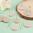 thumbnail image 4 of 12Pcs Crochet Stand 4 Styles Wooden Knitted Display Stand Holder with Wooden Base Needle Display Rack for Showcase Action Figure StandBurlyWood, 4 of 6