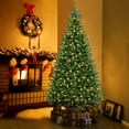 thumbnail image 1 of Árbol de Navidad artificial Costway 240 cm 360 luces LED blanco cálido, 1 of 3
