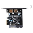 thumbnail image 2 of Tarjeta USB 3.0 PCI-E a 2 puertos Expansión PCI Express Conector de alimentación de 19 pines JShteea  El nuevo, 2 of 3