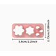 thumbnail image 1 of Molde de cuchillo de arcilla suave DIY de flor tridimensional con forma de pétalo de alta precisión, 1 of 2