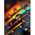 thumbnail image 1 of Qisvanset Circle Rectangle Geometric Abstract 12x16 Inch Dining Room Decor, 1 of 8