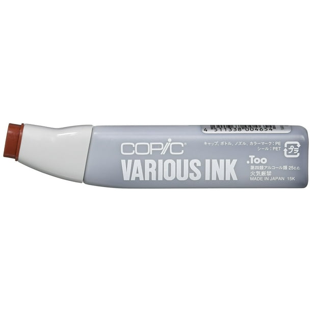 Copic Marker 7311817 Copic Various Ink Refill For Sketch & Ciao Markersburnt Sienna Walmart