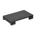 thumbnail image 1 of Rectangular Scroll Display Stand, Purple Sandalwood Pedestal for Vase Tea Service, 1 of 7