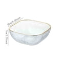 thumbnail image 2 of Frutero con ondas de agua, plato decorativo de vidrio cuadrado, plato de aperitivos for el hogar, plato de aperitivos, plato de dulces, plato de fruta, 2 of 6