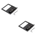 thumbnail image 2 of Greeniant Electric Guitar Bridge Detachable Pick-up Hole Replace Stylish Replacement Bridges Stringed Guitars Instrument for 2piezas, 2 of 6