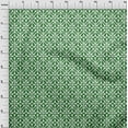 thumbnail image 4 of oneOone Rayon Green Fabric Geometric Sewing Fabric By The Yard Printed Diy Clothing Sewing Supplies 56 Inch Wide, 4 of 5