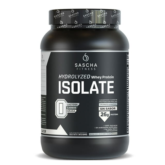 Polvo de proteína Sascha Fitness Sin Sabor Fitness Town SFSS2LB 29 Servicios
