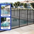thumbnail image 6 of ModFusion Rectangular Aluminum Safety Fence, Weather-Resistant, Easy Installation, Durable, 4' x 48', 6 of 7