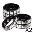 thumbnail image 1 of 2x 3 Piezas de Pulseras con para Hombre, Brazalete con , Brazalete Gótico con Remaches para de , Disfraz de Cosplay 2 piezas, 1 of 10