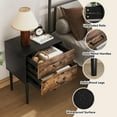thumbnail image 3 of Algherohein Modern 2 Drawers Nightstand Set of 2,Bedside Tables for Bedroom in Wood Grain,Adult, 3 of 7
