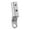 Silver, variant on Quick Install Bike Handlebar Phone Mount Stand Reinforced Aluminum Alloy Frame Universal Fit for Cycling Shock Resistant