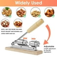Jetcloudlive Heavy Duty Pecan Nut Cracker Tool, Adjustable Walnut
