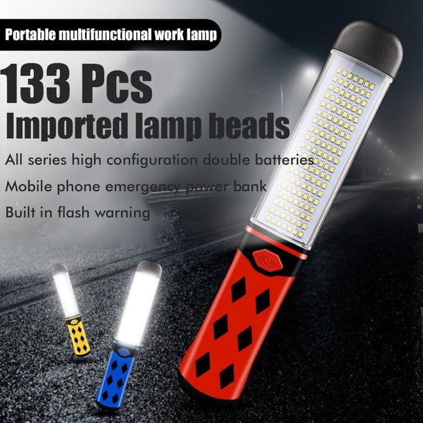 Trabajo Led Luz De Trabajo Recargable Por Usb Lámpara De Reparación De Automóviles Práctica Y Duradera Yuarrent HA043806-02
