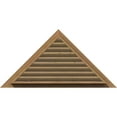 thumbnail image 4 of 80"W x 30"H Triangle Gable Vent (95"W x 35 5/8"H Frame Size) 9/12 Pitch: Unfinished, Functional, Smooth Western Red Cedar Gable Vent w/ 1" x 4" Flat Trim Frame, 4 of 12