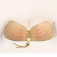 thumbnail image 2 of 2PCS Invisible Bra Sticky Breathable Lace-up Strapless Bra Push up Bra for Women, 2 of 10