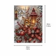thumbnail image 3 of Full Drill Pearl Diamond Art Kit, 12X8 in Christmas Canvas, Festive Holiday Room Decor and Unique Gift Idea for Adults, 3 of 7