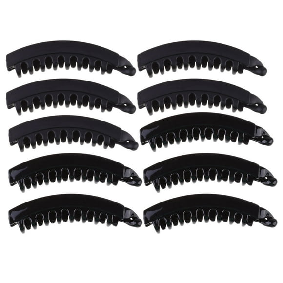 12pcs Large Banana Hair Clips Toothed Hair Clamps Spring Hair for Women