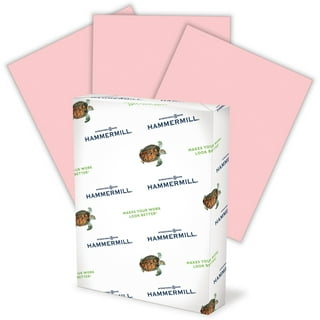  Hammermill Colored Paper, 20 lb Pink Printer Paper, 8.5 x  11-10 Ream (5,000 Sheets) - Made in the USA, Pastel Paper, 103382C : Inkjet  Printer Paper : Office Products