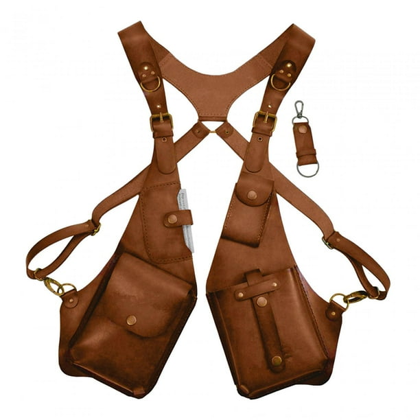 Bolso bandolera para viajes y exteriores, tipo cartera para hombre. Caqui