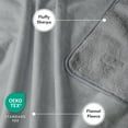 thumbnail image 5 of PetAmi Waterproof Dog Blanket For Medium Large Dogs, Pee Proof Pet Blanket for Couch Bed, Reversible Water Proof Blanket for Puppy Indoor Cat, Soft Dog Fleece Blankets Washable, 40x60 Light Gray, 5 of 8