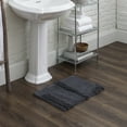 thumbnail image 6 of Mohawk Home Plush Cotton Fade/Stain Resistant Non-slip Machine Washable Bath Mat, Charcoal, 2' 3" x 3' 9", 6 of 8