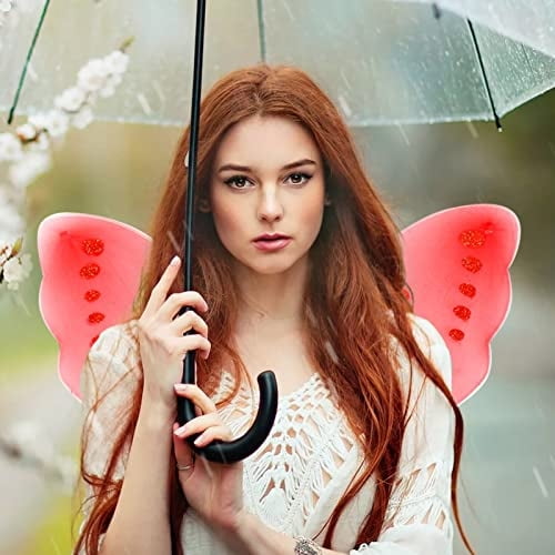 Colle Alas de Hada Viste Alas Mariposa Hada Disfraz de Halloween Alas de Ángel para Niños Dushi Dushi