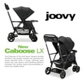 thumbnail image 2 of Joovy Caboose LX Tandem Stand-on Stroller, Black, 2 of 4