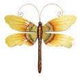 thumbnail image 4 of Eangee Home Design Dragonfly Wall Decor Sunflower, Metal, Indoor / Outdoor Safe, 14x1x12 Inches, 4 of 5
