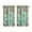 Vintage Teal Wood-2, variant on Gray Abstract Oil Painting Kitchen Curtains - Vintage Tier Cafe Curtains for Bathroom Living RV Rod Pocket Window Drapes 36 Inch 2 Panels Set 28"x36" Window Treatment Tiers