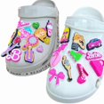 thumbnail image 2 of Nuevos amuletos de zapatos de princesa Croc de Barbi, amuletos de Hello Kitty Croc, decoraciones de zapatos de Anime para Crocks para niños, 2 of 4