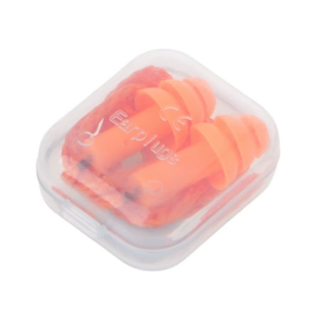 

Soft Silicone Wired Ear Plugs Noise Reduction Caps Earmuffs Hearing for Protecti