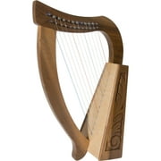 ROOSEBECK WALNUT BABY HARP 12-STRING W/TUNING TOOL/EXTRA STRINGS