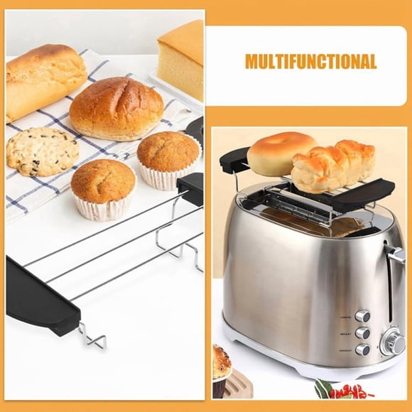 2 Fundas de Silicona para Tostadora, Color Negro, para Horno y Panificadora.