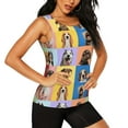 thumbnail image 2 of Lsque funny dogs Printed Workout Tank Tops for Women, Athletic Sports Tank Tops, Compression Sleeveless Dry Fit Shirts,Sleeveless Yoga Shirt-X-Large, 2 of 7