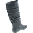 thumbnail image 5 of TOP Moda Data-1 Women's Shoes Cute & Comfort Round Toe Flat Heel Slouchy Mid Calf Boot, 5 of 7