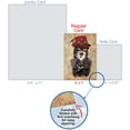 thumbnail image 4 of B6554CXSG Box Set of 12 Christmas Steampunk Cats Christmas Greeting Cards Featuring Fashionable Felines Dressed Up in All Their Victorian Steampunk Finery, with Envelopes, 4 of 7