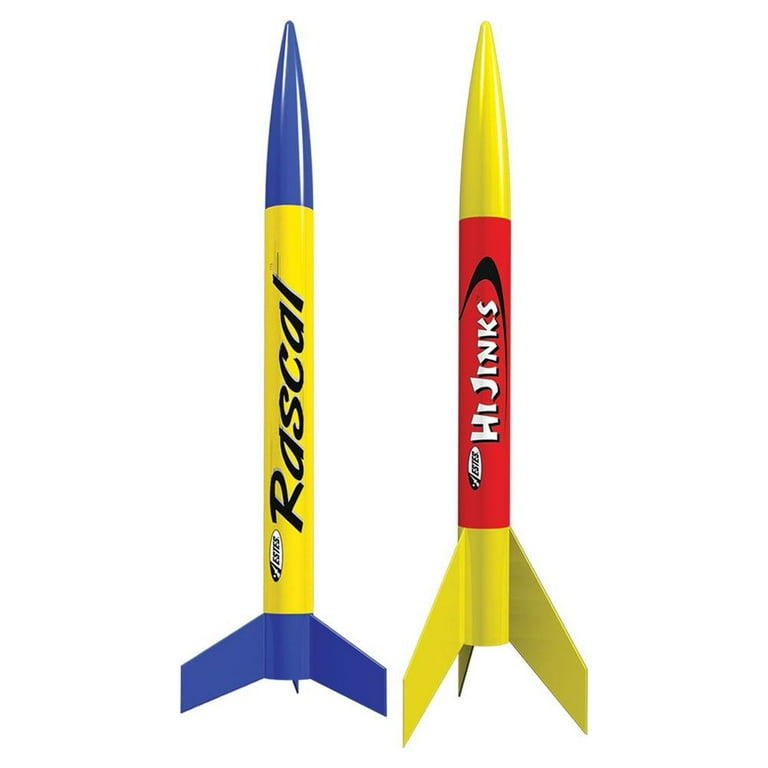 Estes Rascal & HiJinks Flying Model Rocket Launch Set with