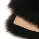 thumbnail image 5 of Alfombra Shaggy de piel de oveja Alfombra De Piel De Oveja Peluda De 80x50 Cm Alfombra Suave Sin Cobertizo Alfombra De 5 Cm De Pelo Negro Negro Magideal Alfombra Shaggy de piel de oveja, 5 of 7