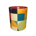 thumbnail image 2 of Colorful Abstract Vibrant Curves Geometric Shapes Coffee Mug Fun Custom Ceramic Mugs 11oz Red, 2 of 5