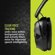 Peltor Sport Tactical 500 Electronic Hearing Protection Earmuffs, Bluetooth-Enabled, Black, NRR 25 dB