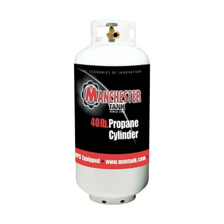 Manchester Tank & Equip 1220.13 Vertical Cylinder Propane Tank, 40-Lb.