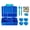 Blue, variant on Sindcom Bento Box for Kids, Lunch Box, Lunch Containers for Kids Girls , Lunchable Food Container with Utensils, Sauce Jar, Muffin Liners, 45 Oz/5.6 Cup, Pink