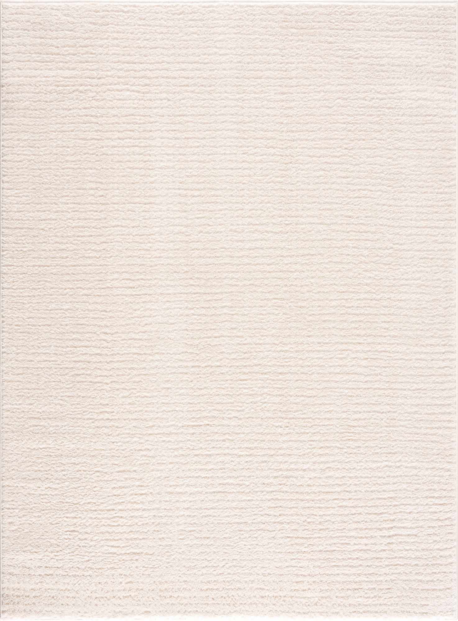 Hauteloom Matrix Living Room, Bedroom Area Rug - Contemporary - High Pile - Bone - 6'7" x 9'