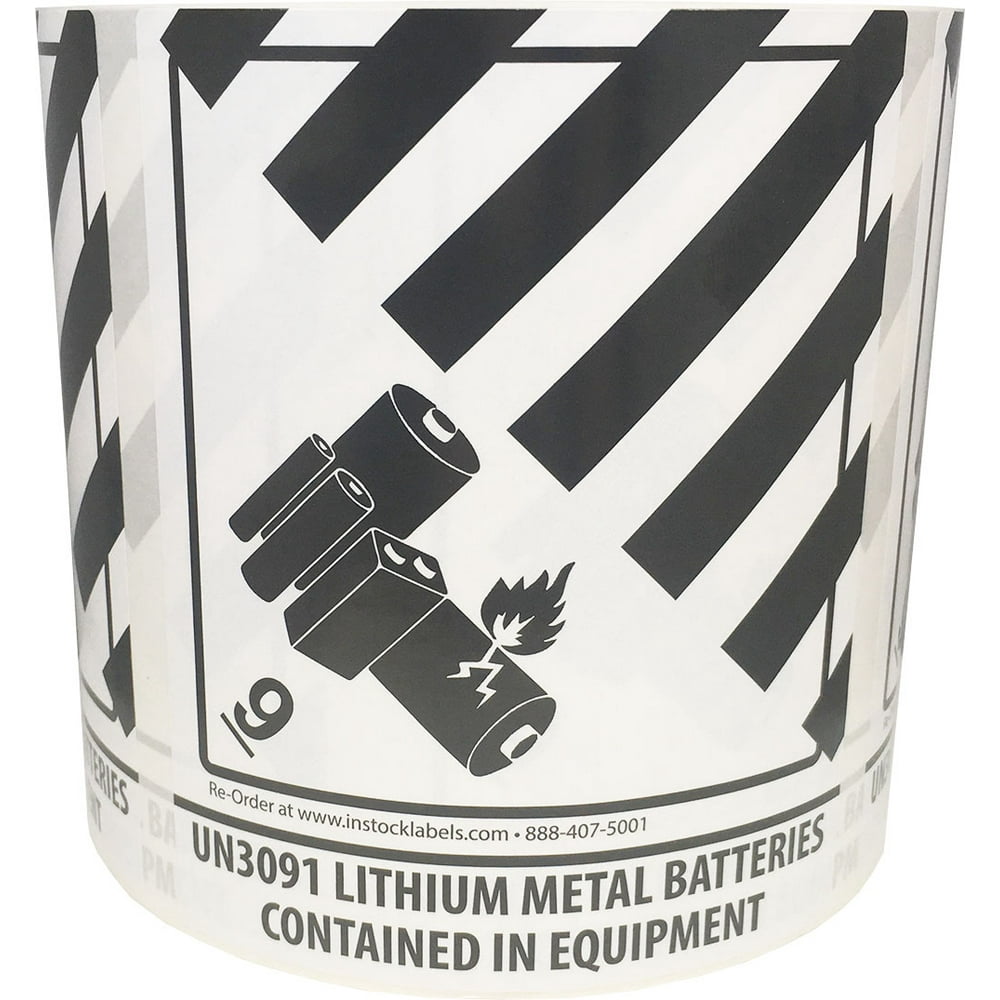 UN3091 Lithium Metal Batteries Contained in Equipment Hazard Class 9