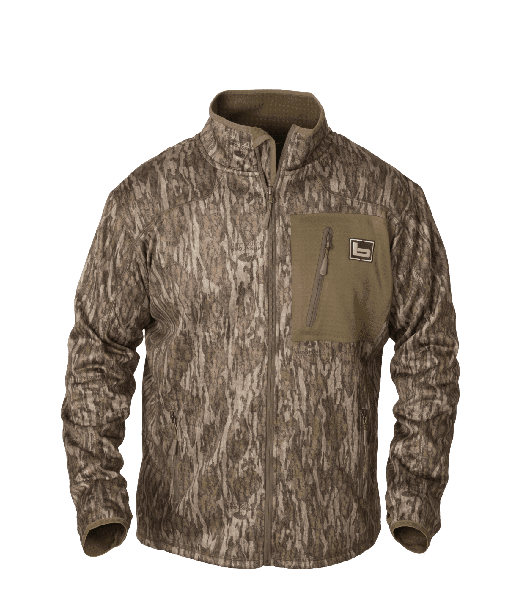 mossy oak bottomland fleece jacket