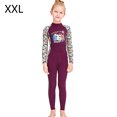 thumbnail image 2 of Muebles multicolores Traje de buceo Mangas largas y pantalones Mono de traje de baño para Snorkel Surfing Aplicable a todas las temporadas PURPLE XXL sidaley OD003660-10, 2 of 7